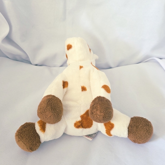TY Pluffies Horse Cream Brown Spotted Plush Bean Toy Painted Pony 9 Inch 2005 - Picture 3 of 8